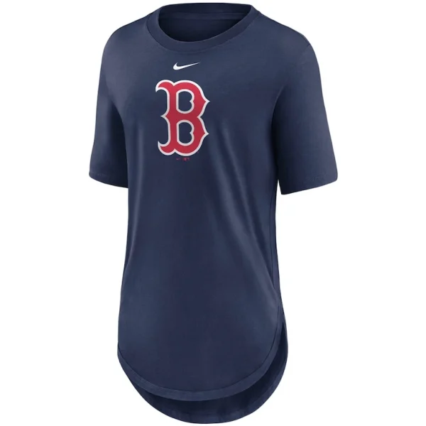 Boston red sox nike womens mascot outline weekend tri blend t shirt Navy S