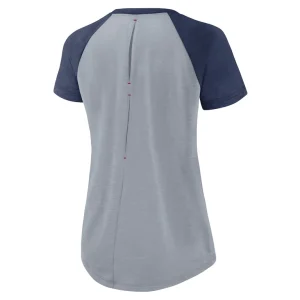 Boston red sox nike womens summer breeze raglan fashion t shirt Heather gray M