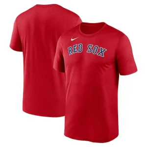 Boston red sox nike wordmark legend performance big tall t shirt Red