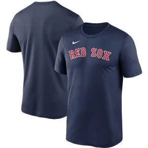 Boston red sox nike wordmark legend performance t shirt Navy