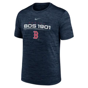 Boston red sox nike wordmark velocity performance t shirt Navy M