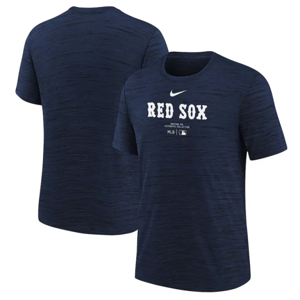 Boston red sox nike youth authentic collection practice performance t shirt Navy