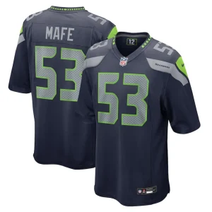 Boye mafe seattle seahawks nike game jersey College navy