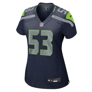 Boye mafe seattle seahawks nike womens team game jersey College navy M