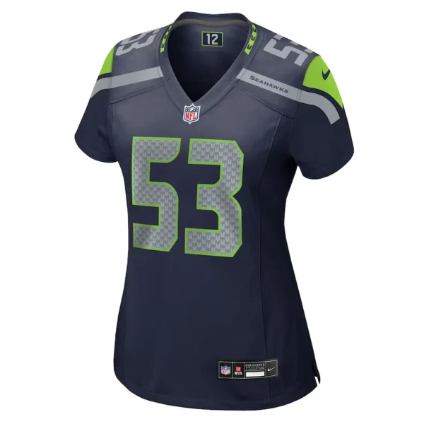 Boye mafe seattle seahawks nike womens team game jersey College navy M