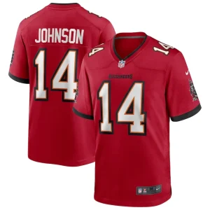 Brad johnson tampa bay buccaneers nike game retired player jersey Red