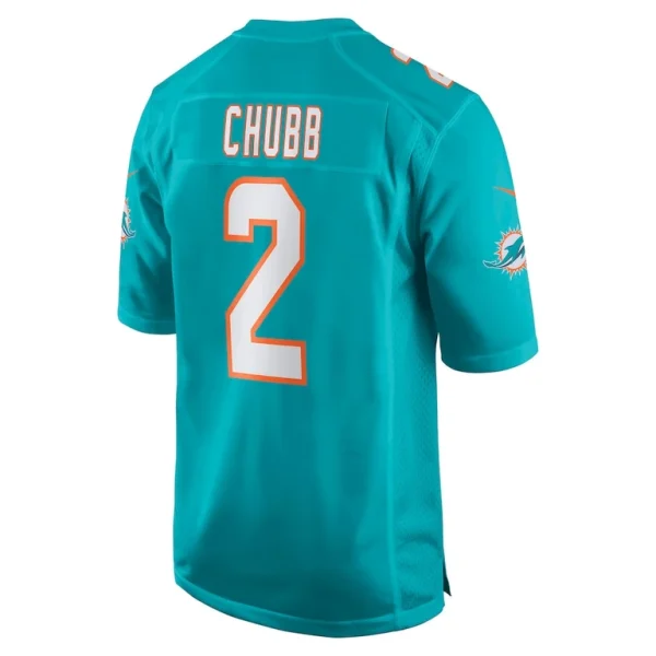 Bradley chubb miami dolphins nike game player jersey Aqua L