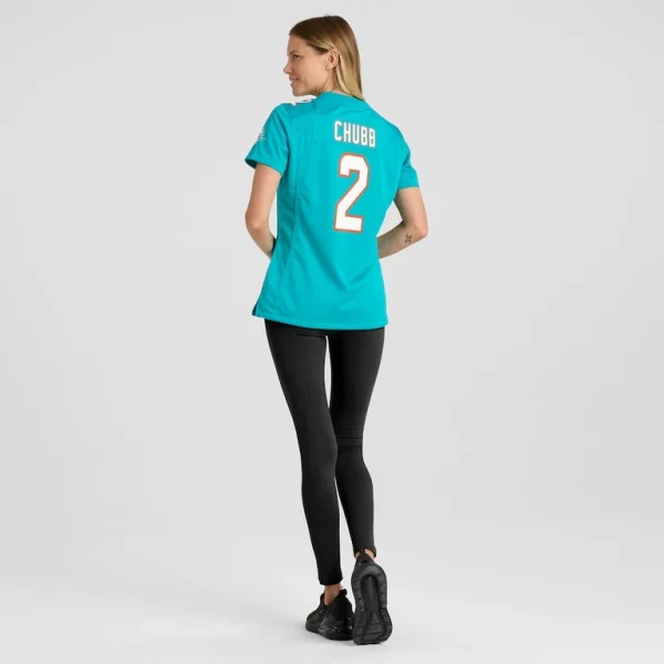 Bradley chubb miami dolphins nike womens game player jersey Aqua 2XL