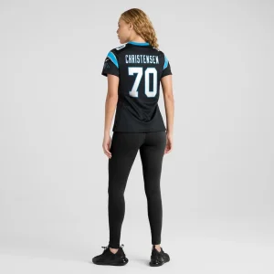 Brady christensen carolina panthers nike womens team game jersey Black 2XL