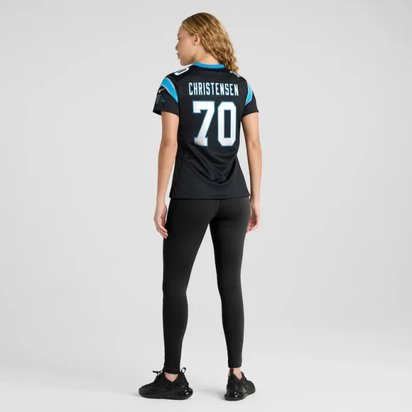 Brady christensen carolina panthers nike womens team game jersey Black 2XL