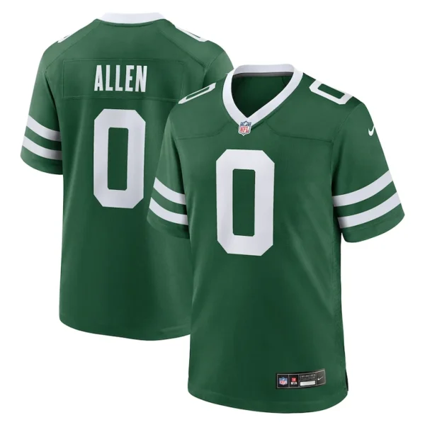 Braelon allen new york jets nike game jersey Legacy green