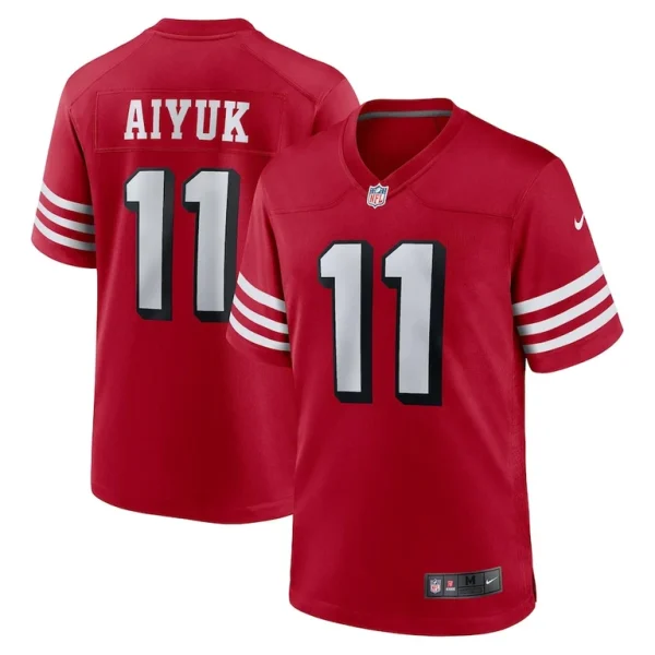 Brandon aiyuk san francisco 49ers nike alternate game jersey Scarlet