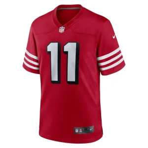 Brandon aiyuk san francisco 49ers nike alternate game jersey Scarlet M