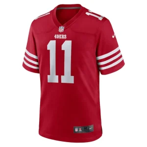 Brandon aiyuk san francisco 49ers nike team player game jersey Scarlet M