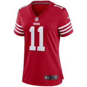 Brandon aiyuk san francisco 49ers nike womens player jersey Scarlet M