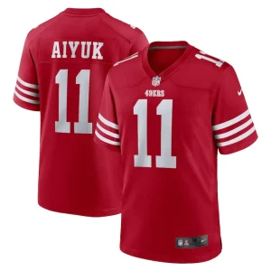 Brandon aiyuk san francisco 49ers nike womens team game player jersey Scarlet