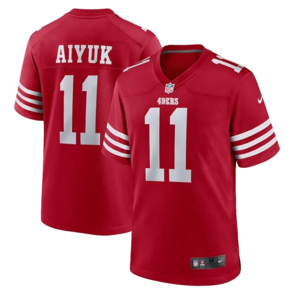 Brandon aiyuk san francisco 49ers nike womens team game player jersey Scarlet