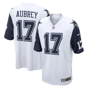 Brandon aubrey dallas cowboys nike alternate game jersey White