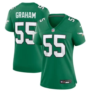 Brandon graham philadelphia eagles nike womens alternate game jersey Kelly green