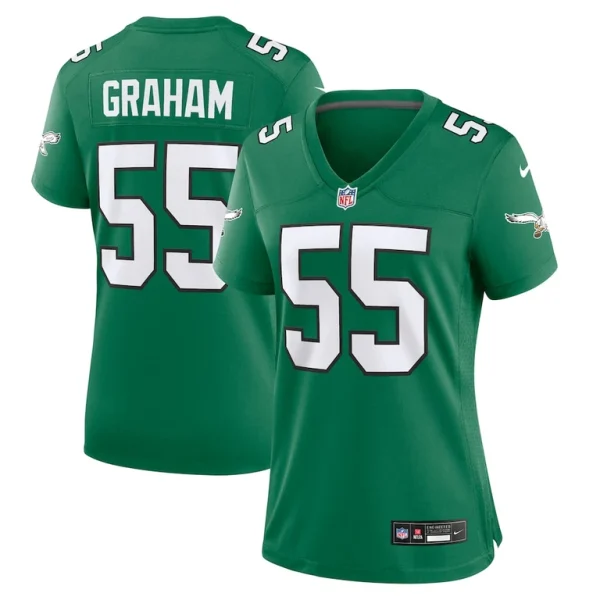 Brandon graham philadelphia eagles nike womens alternate game jersey Kelly green