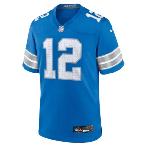 Brandon joseph detroit lions nike team game jersey Blue M