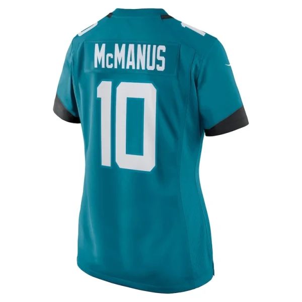 Brandon mcmanus jacksonville jaguars nike womens team game jersey Teal L