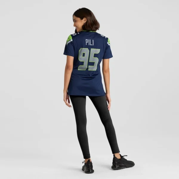 Brandon pili seattle seahawks nike womens team game jersey College navy 2XL