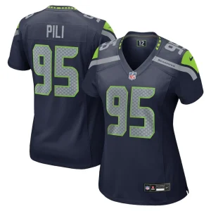 Brandon pili seattle seahawks nike womens team game jersey College navy
