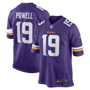 Brandon powell minnesota vikings nike game jersey Purple