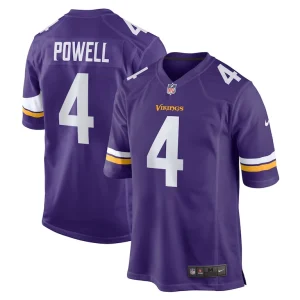 Brandon powell minnesota vikings nike game jersey Purple