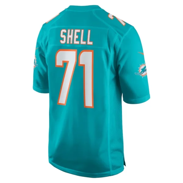 Brandon shell miami dolphins nike home game player jersey Aqua L