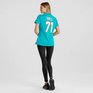 Brandon shell miami dolphins nike womens home game player jersey Aqua 2XL