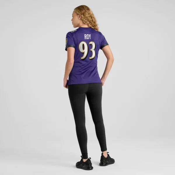 Bravvion roy baltimore ravens nike womens game jersey Purple 2XL