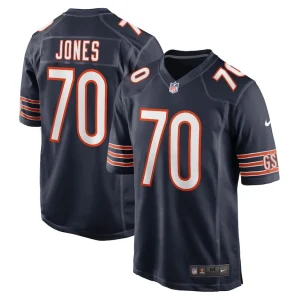 Braxton jones chicago bears nike game player jersey Navy