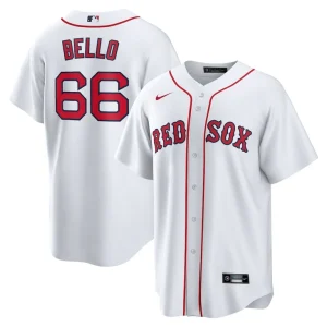 Brayan bello boston red sox nike home replica jersey White