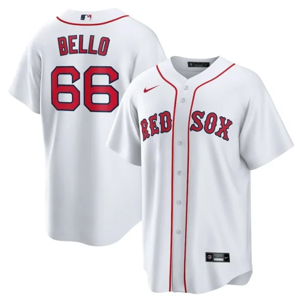 Brayan bello boston red sox nike home replica jersey White