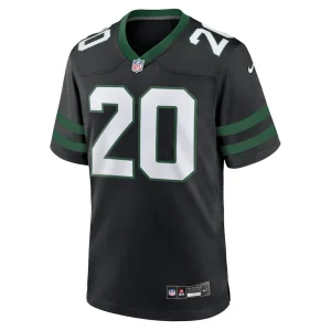 Breece hall new york jets nike alternate game jersey Legacy black M