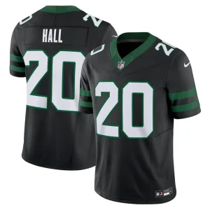 Breece hall new york jets nike alternate vapor f.u.s.e. limited jersey Legacy black