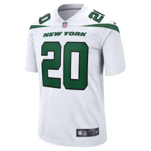 Breece hall new york jets nike away game player jersey White M
