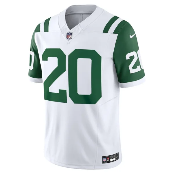 Breece hall new york jets nike classic alternate vapor f.u.s.e. limited jersey White M