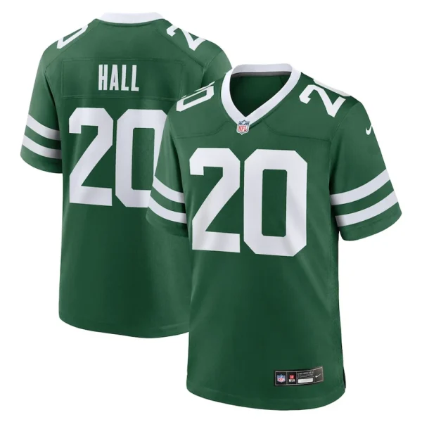 Breece hall new york jets nike game jersey Legacy green