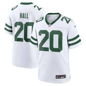 Breece hall new york jets nike game jersey Legacy white