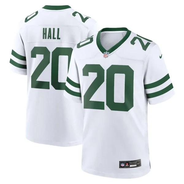 Breece hall new york jets nike game jersey Legacy white