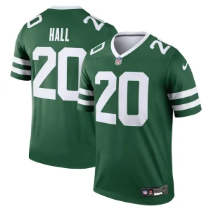 Breece hall new york jets nike legend player performance top Legacy green