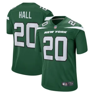 Breece hall new york jets nike player game jersey Green