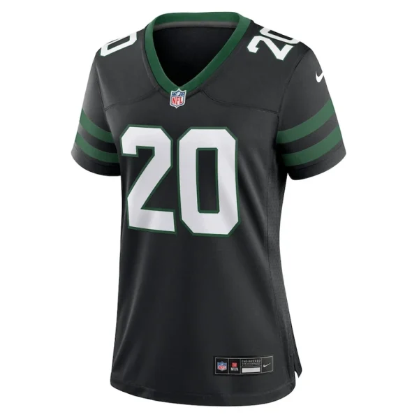Breece hall new york jets nike womens alternate game jersey Legacy black M