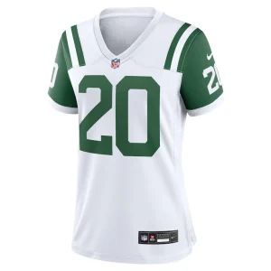Breece hall new york jets nike womens classic alternate game jersey White M