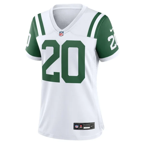 Breece hall new york jets nike womens classic alternate game jersey White M