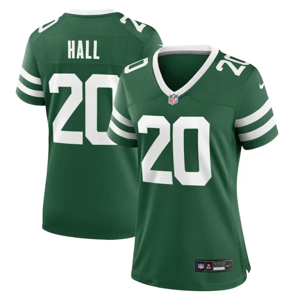 Breece hall new york jets nike womens game jersey Legacy green
