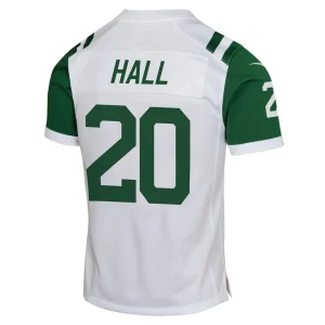 Breece hall new york jets nike youth classic alternate game jersey White Yth L